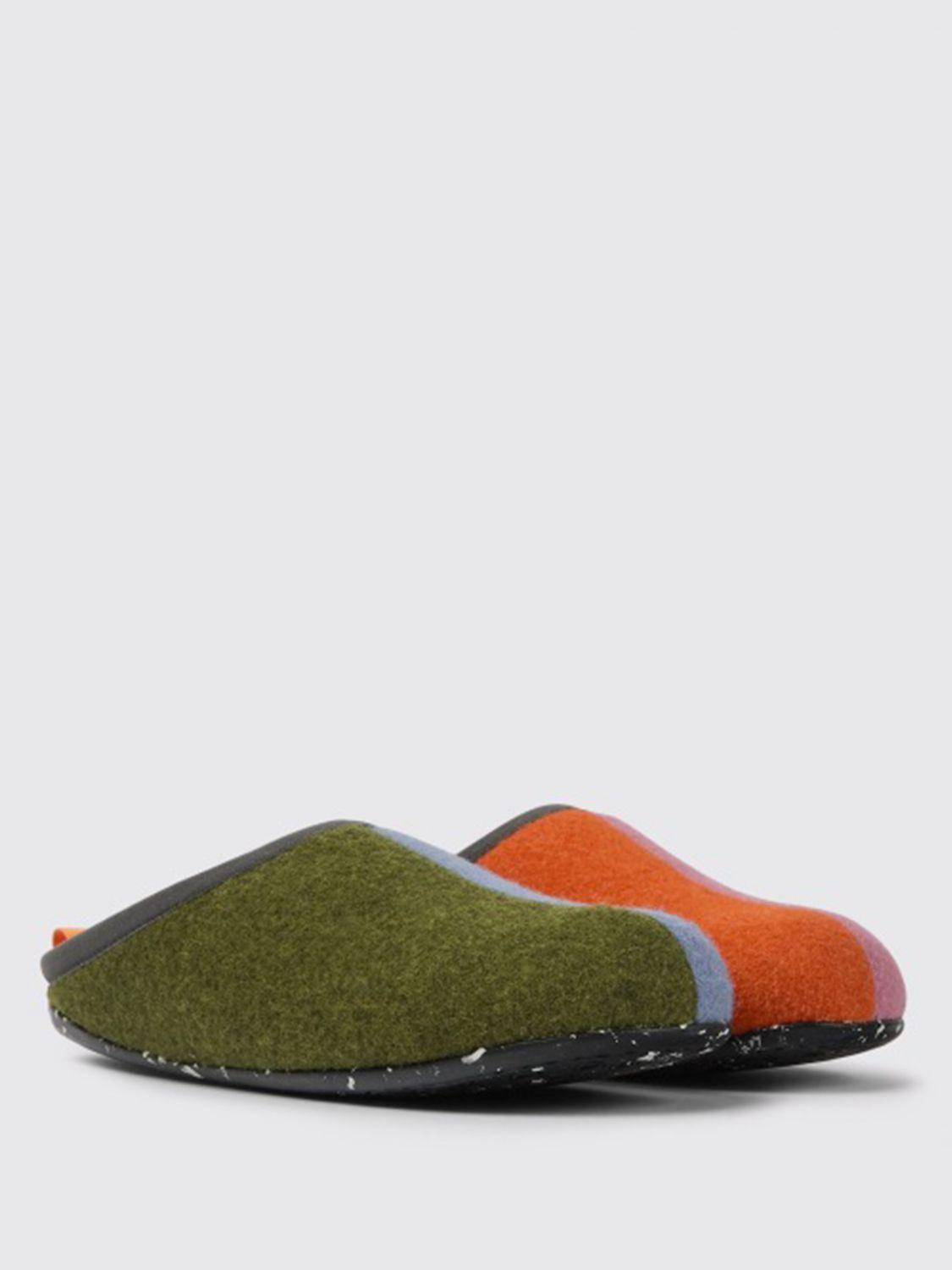 Twins Camper mules in multicolor wool