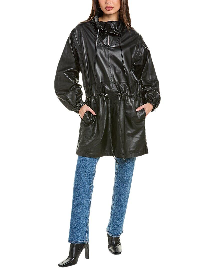 Helmut Lang Leather Coat