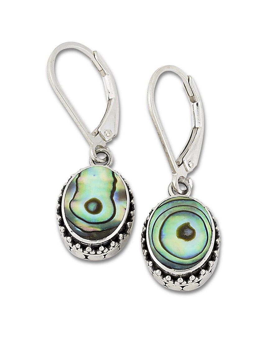 Samuel B. Silver Abalone Beaded Earrings