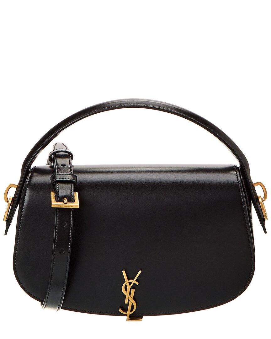 Saint Laurent Voltaire Box Leather Shoulder Bag