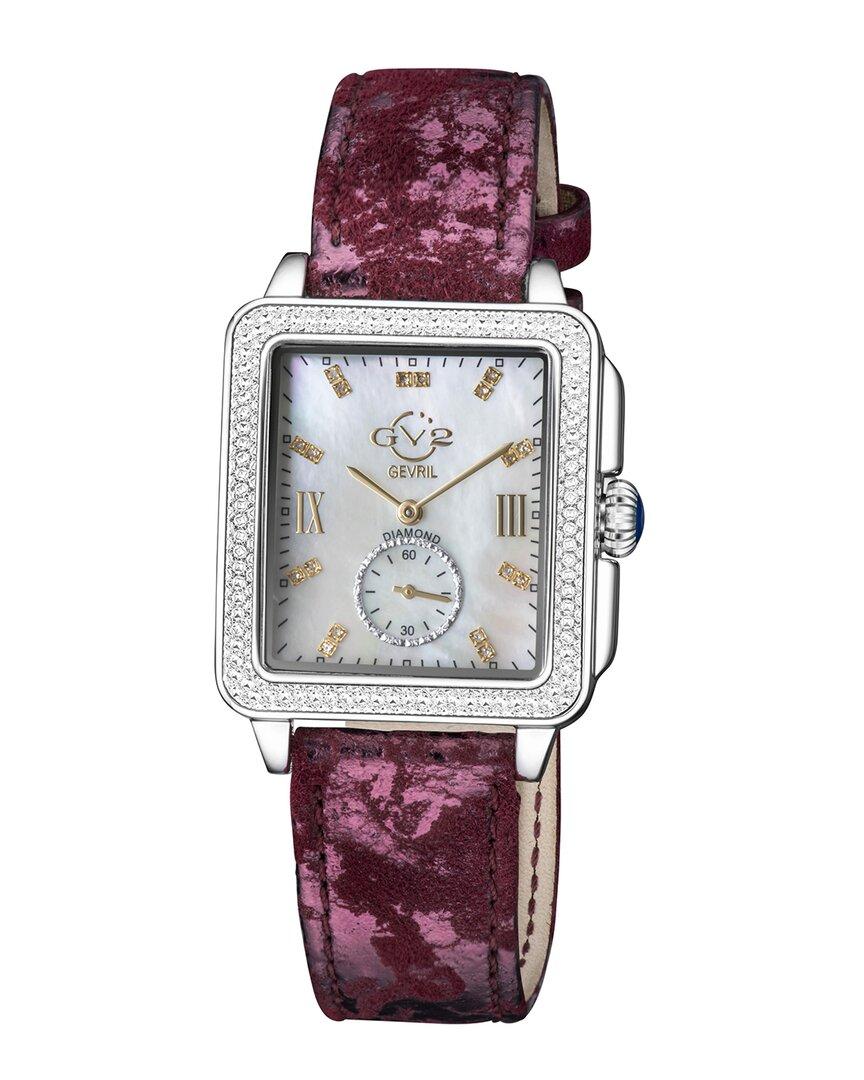 GV2 Women's Bari Tortoise Diamond Watch