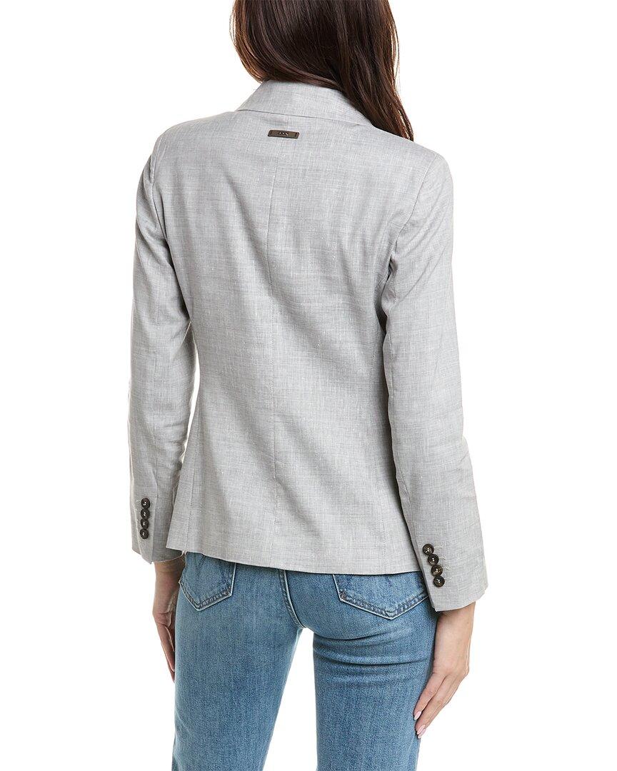 Peserico Linen & Wool-Blend Blazer