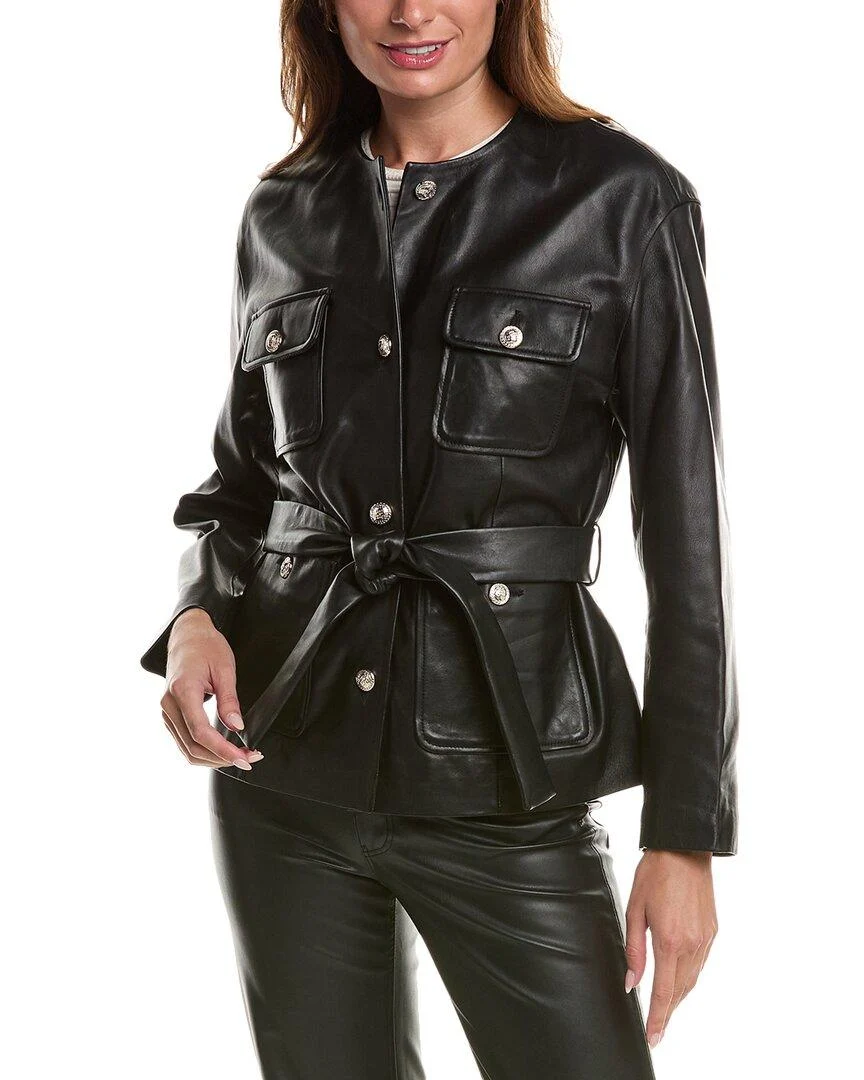 Maje Leather Jacket