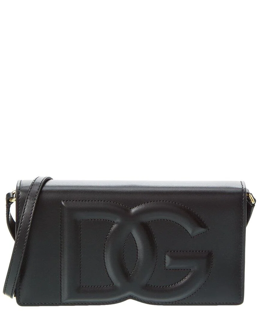 Dolce & Gabbana DG Logo Leather Phone Bag