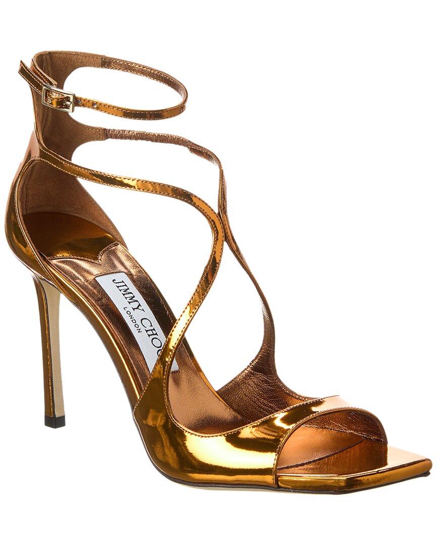 Azia 95 Sandal In Metallic Copper Color Leather