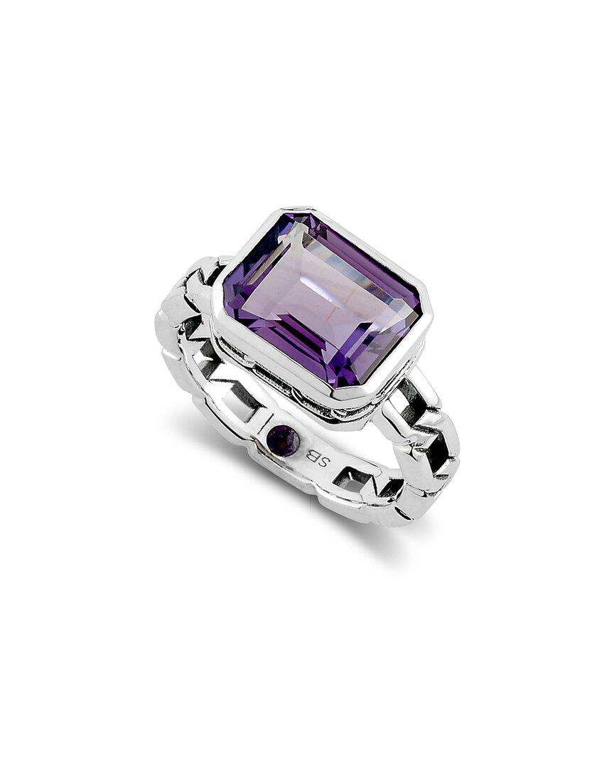 Samuel B Silver 3.83 ct. tw. Amethyst Ring