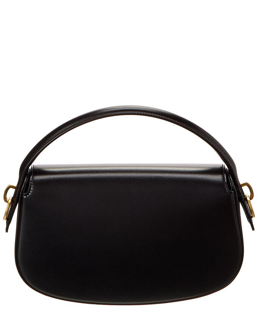 Saint Laurent Voltaire Box Leather Shoulder Bag