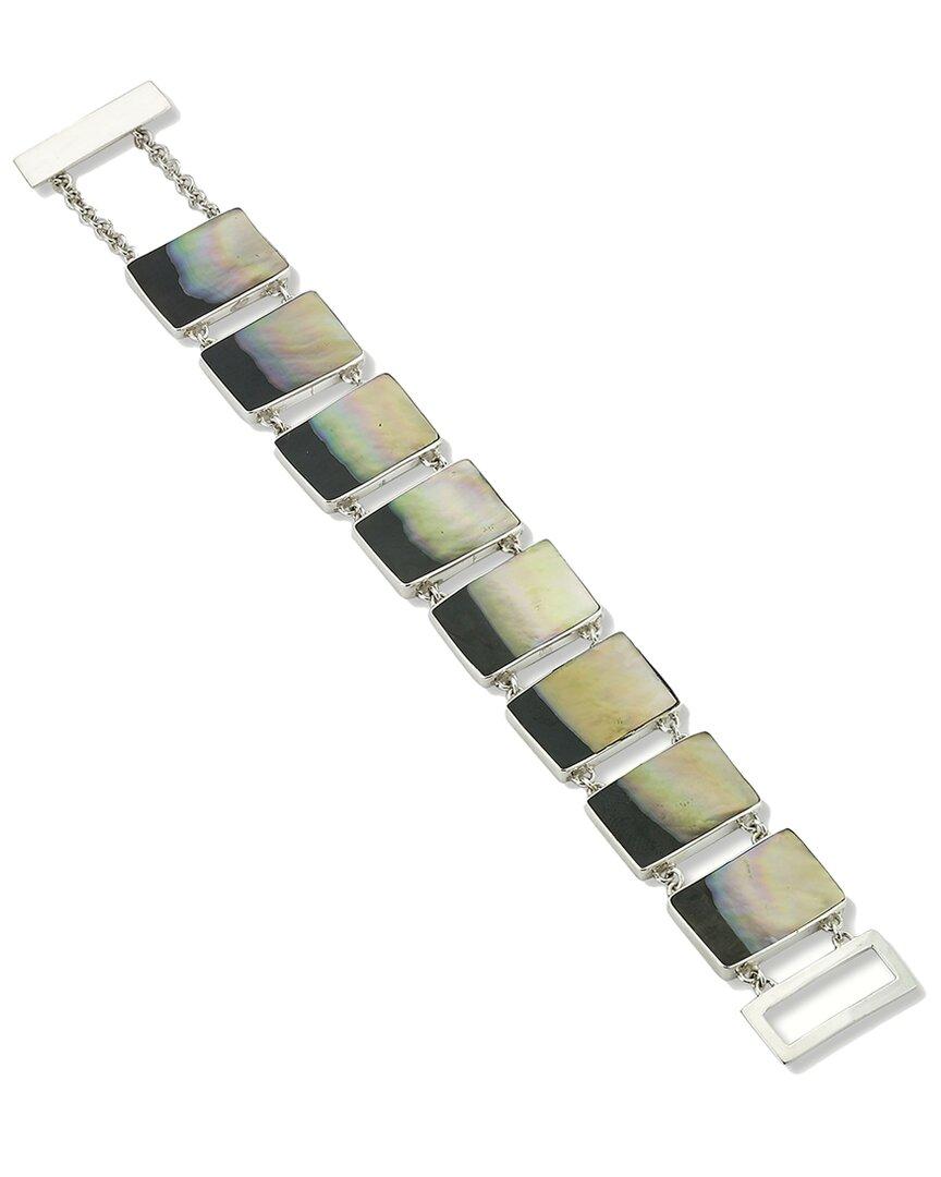 Samuel B. Silver Rectangle Station Bracelet