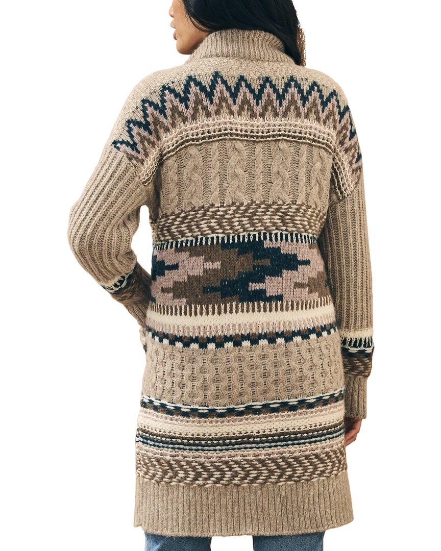 Faherty Native Knitter Kinship Alpaca & Wool-Blend Cardigan