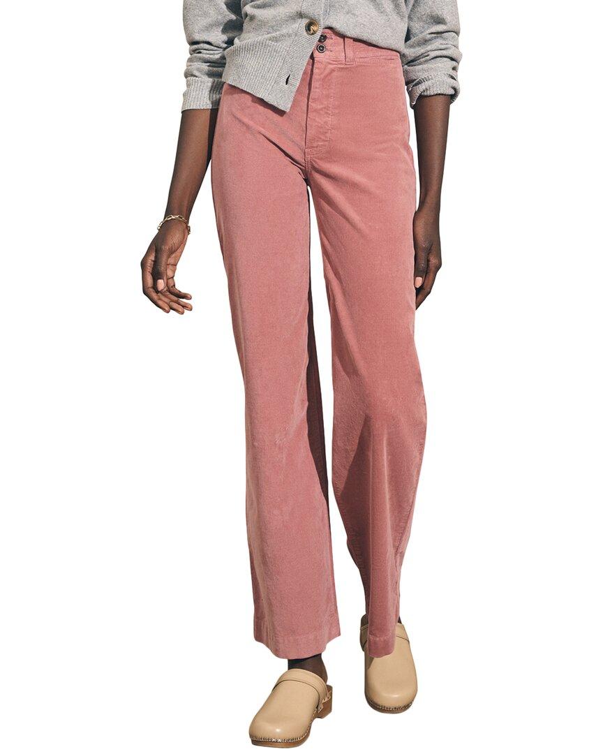 Faherty Stretch Cord Wide Leg Pant