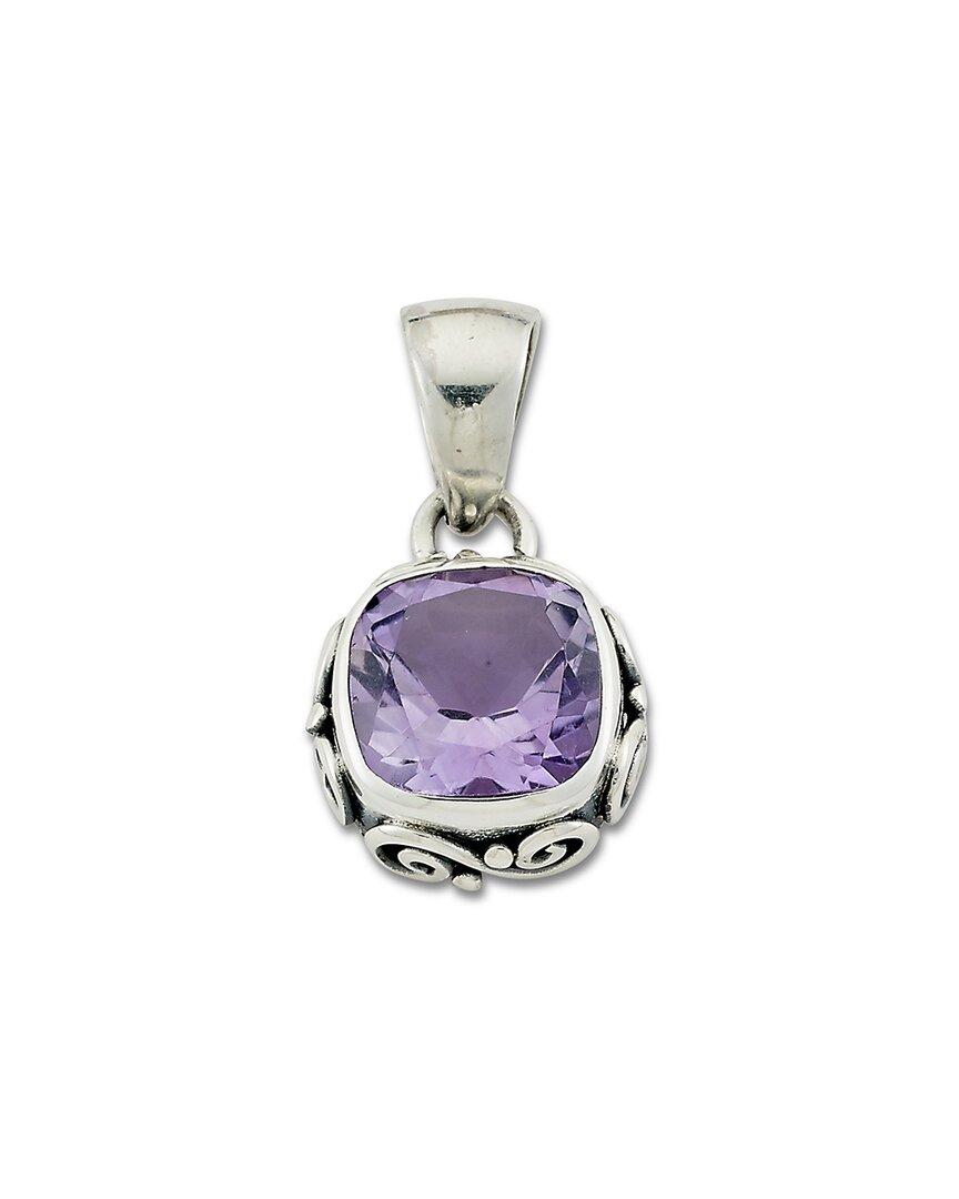 Samuel B. Silver 2.50 ct. tw. Amethyst Pendant