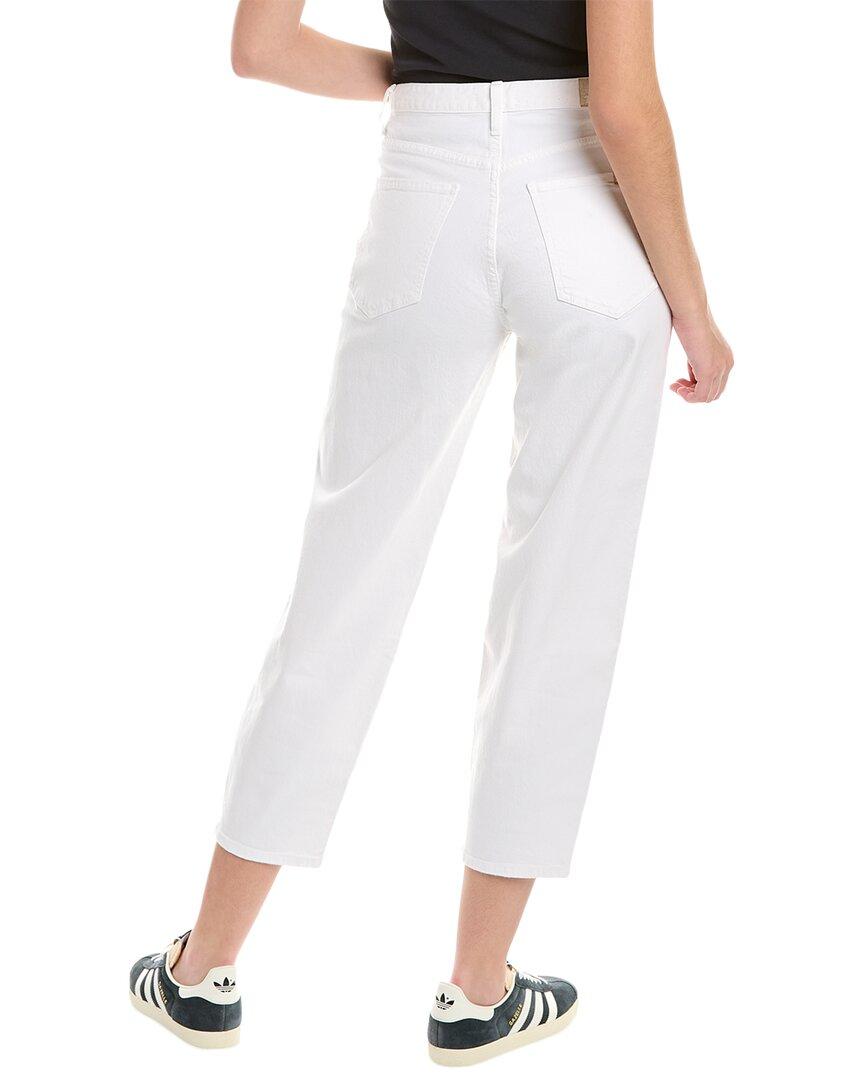 7 For All Mankind White Balloon Jean