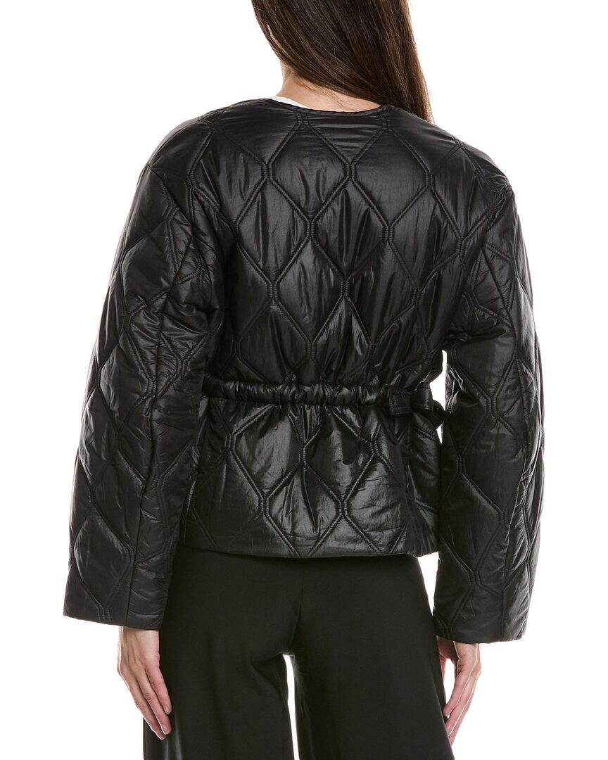 GANNI Shiny Quilt Jacket