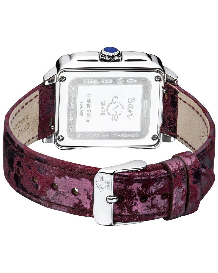 GV2 Women's Bari Tortoise Diamond Watch