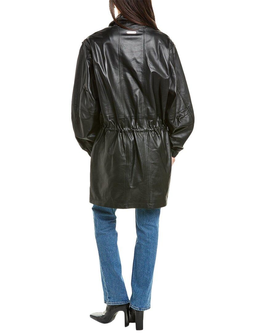 Helmut Lang Leather Coat