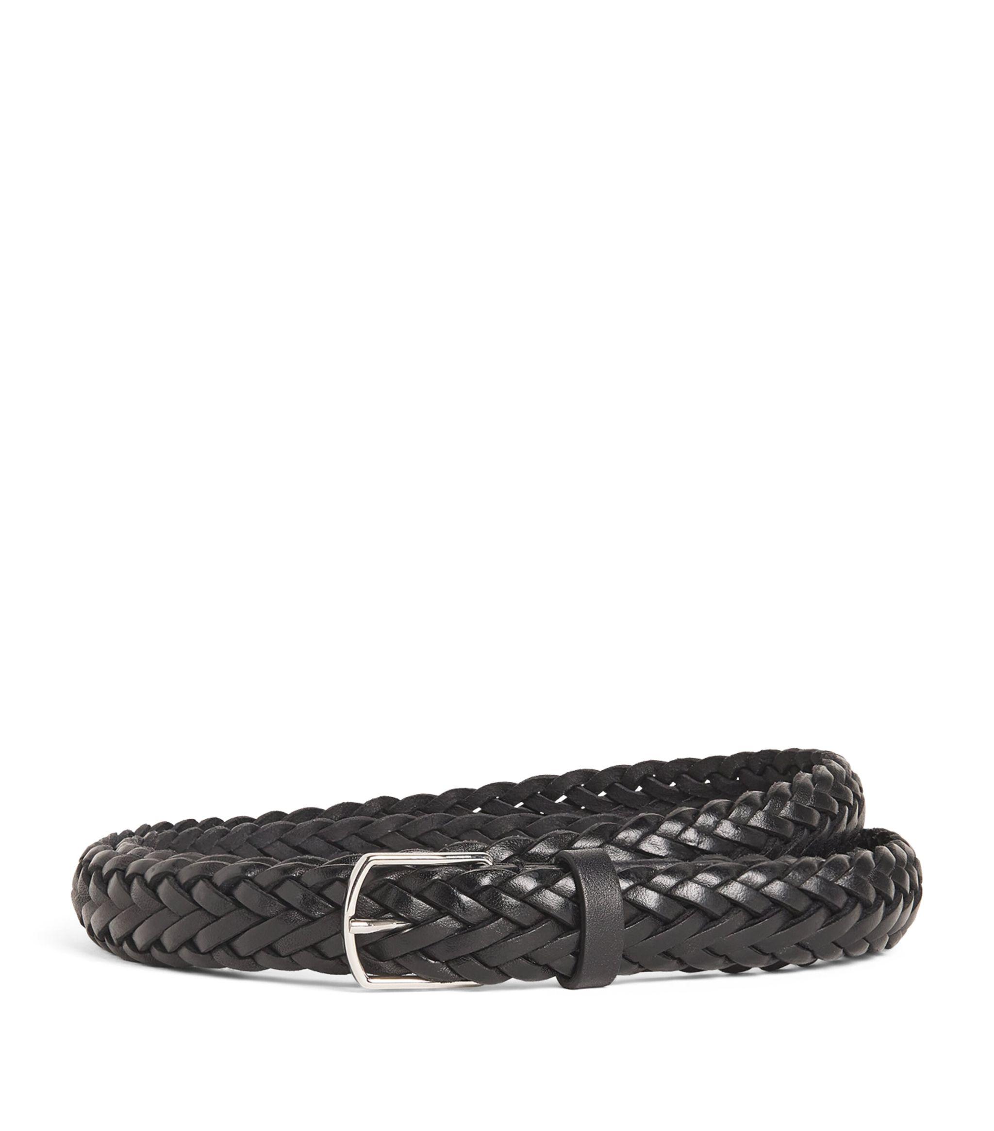 Leather Braided Belt