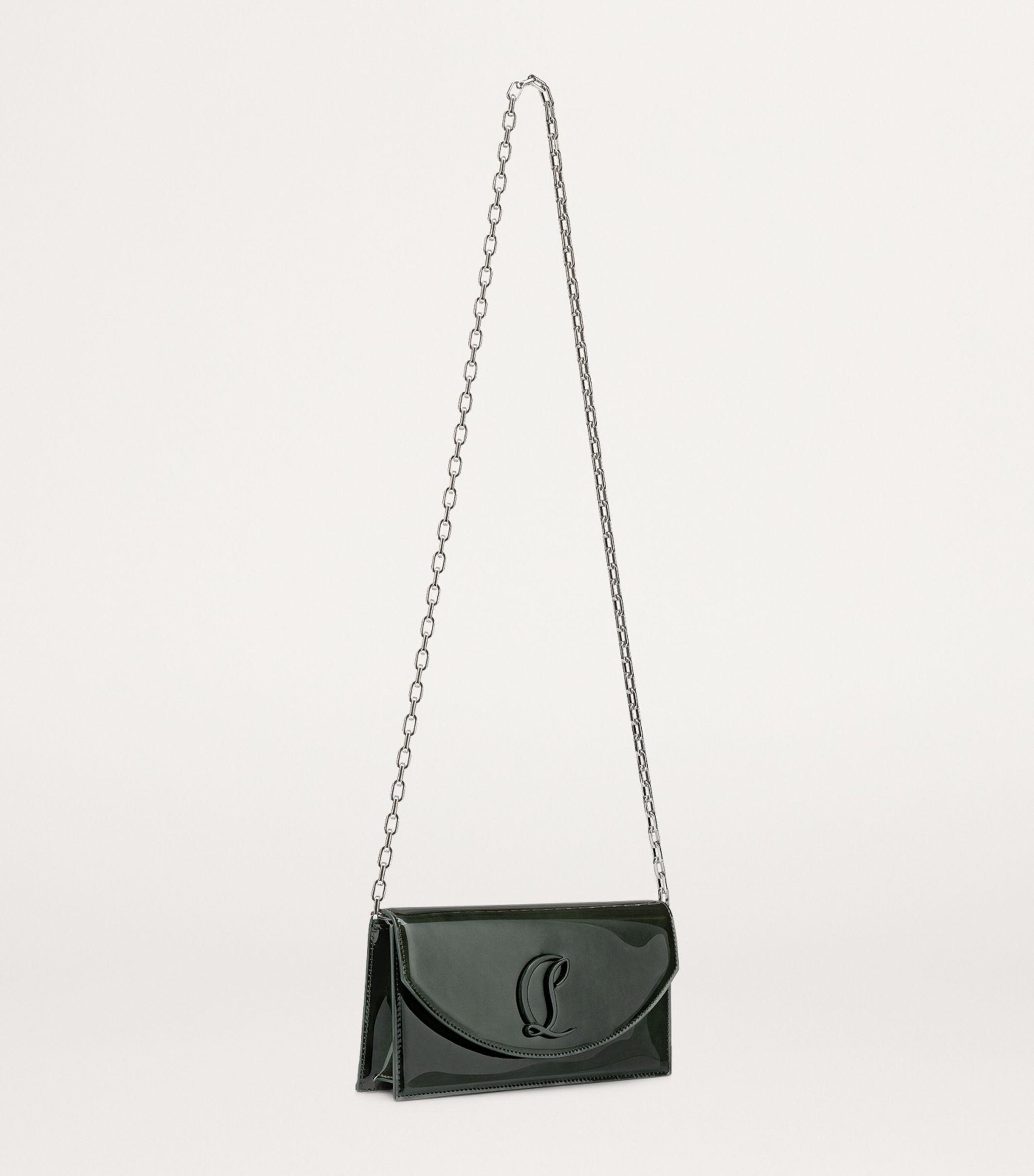 Loubi54 Patent Leather Clutch Bag