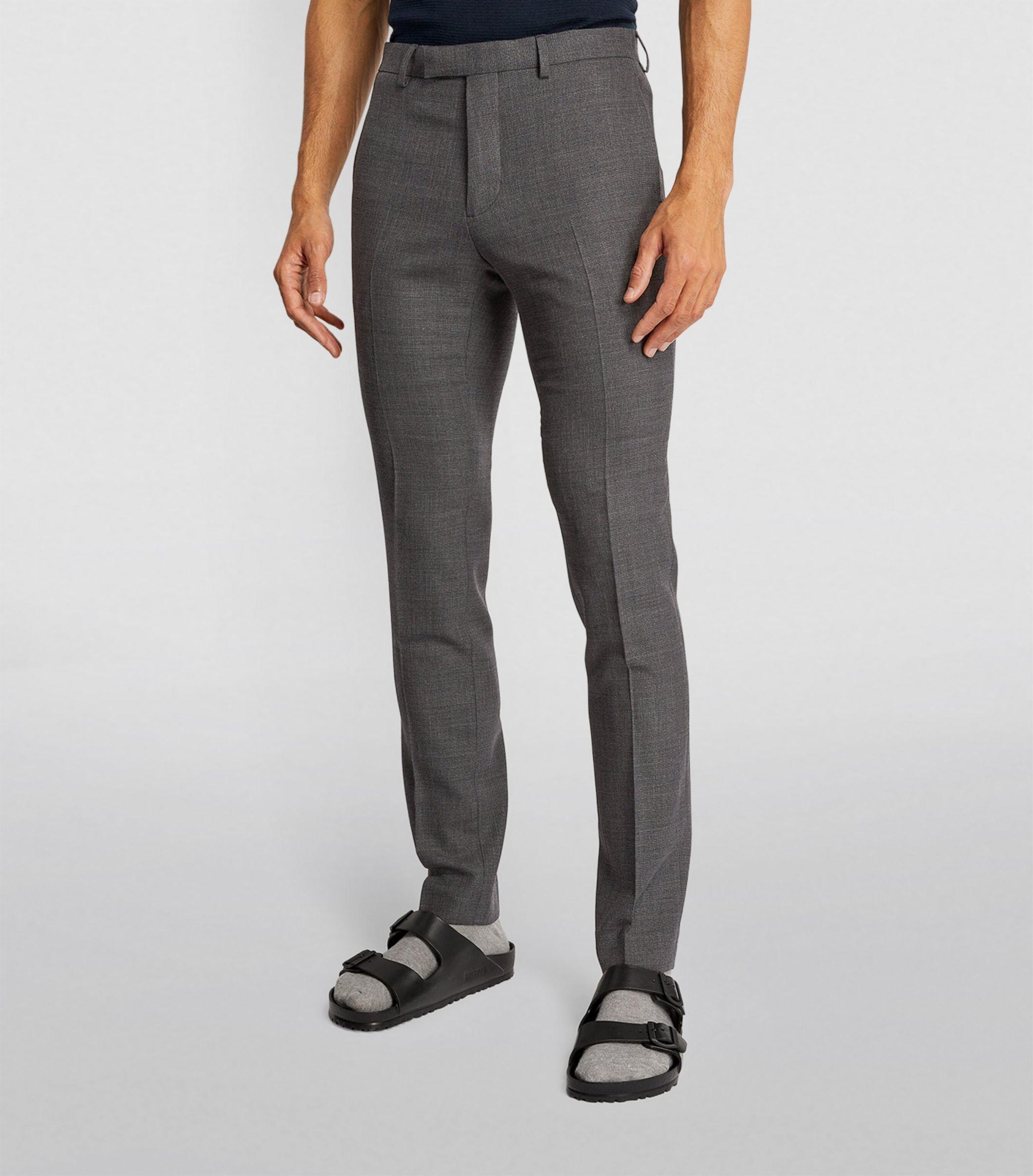 Wool-Rich Tailored Trousers