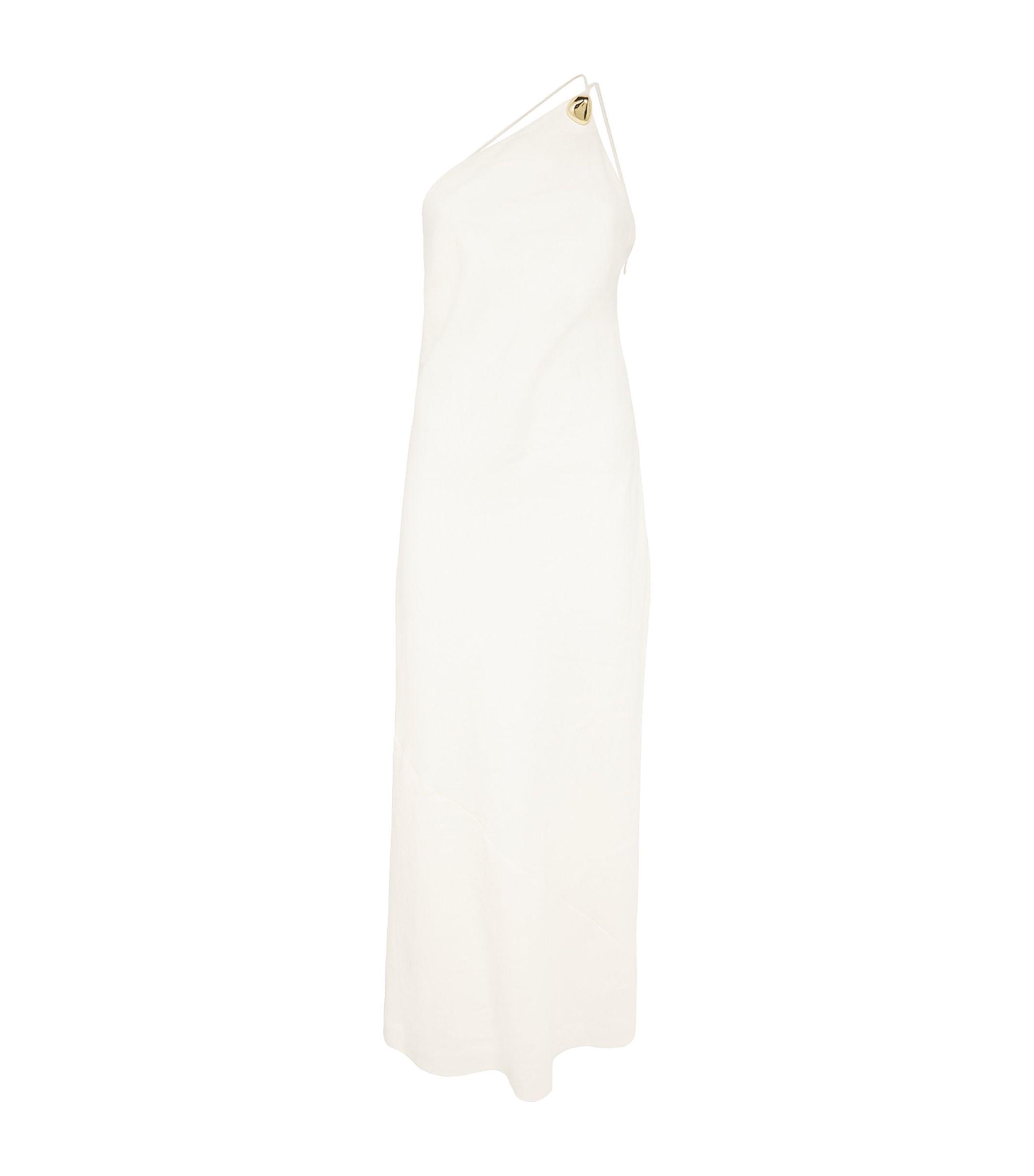 Linen-Blend Rinley Midi Dress