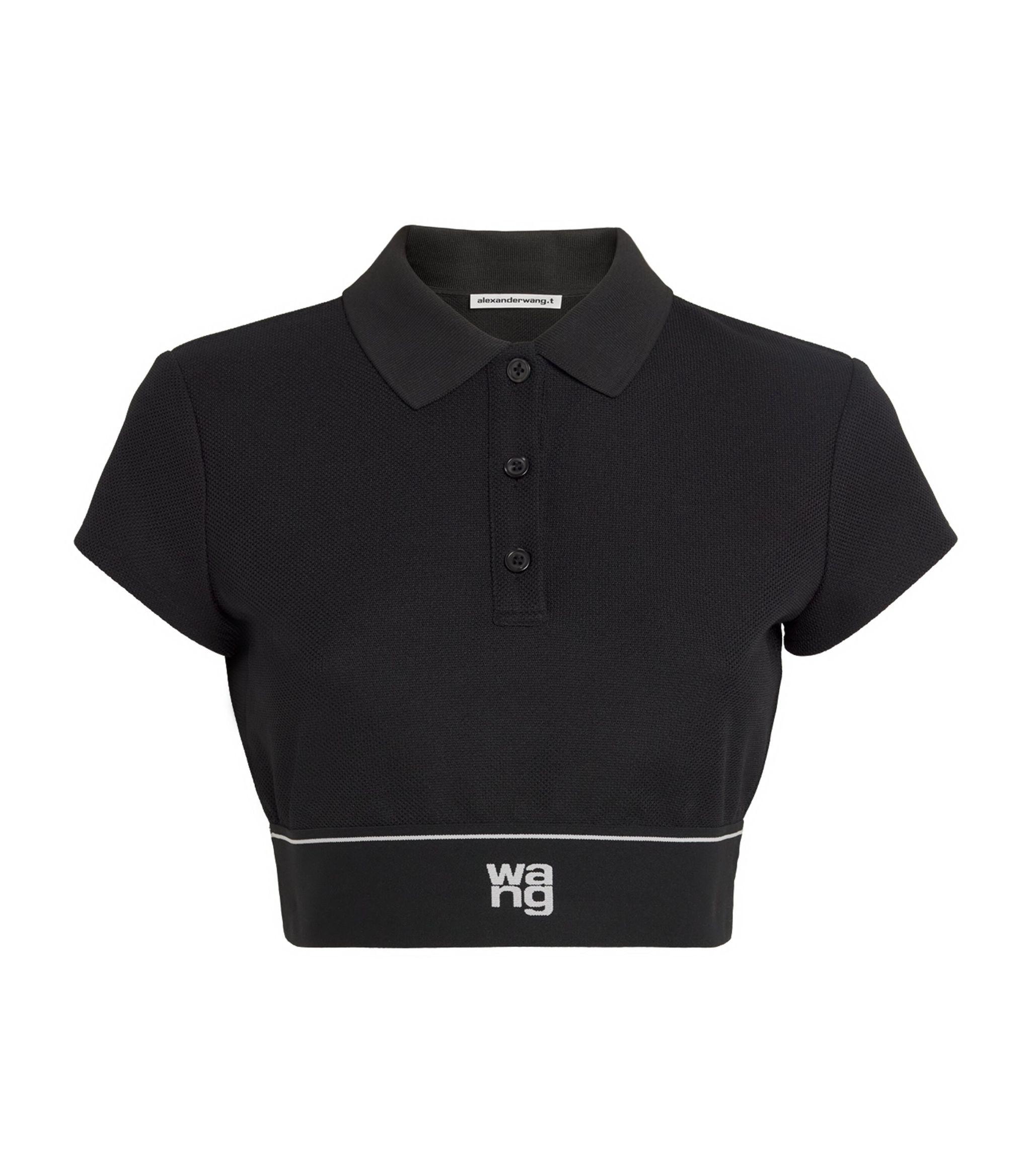 Cropped Polo Shirt