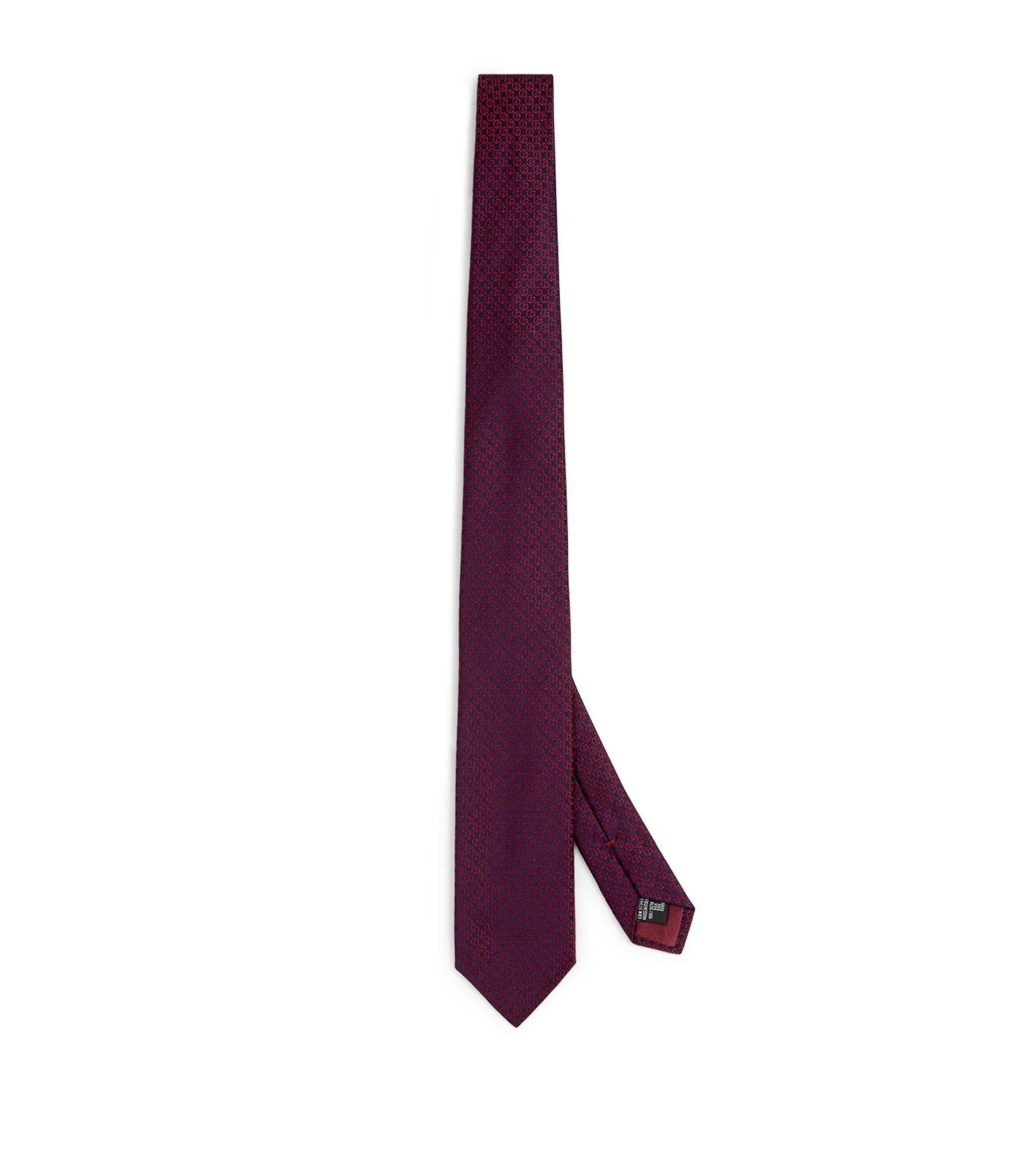 Silk Monogram Jacquard Tie