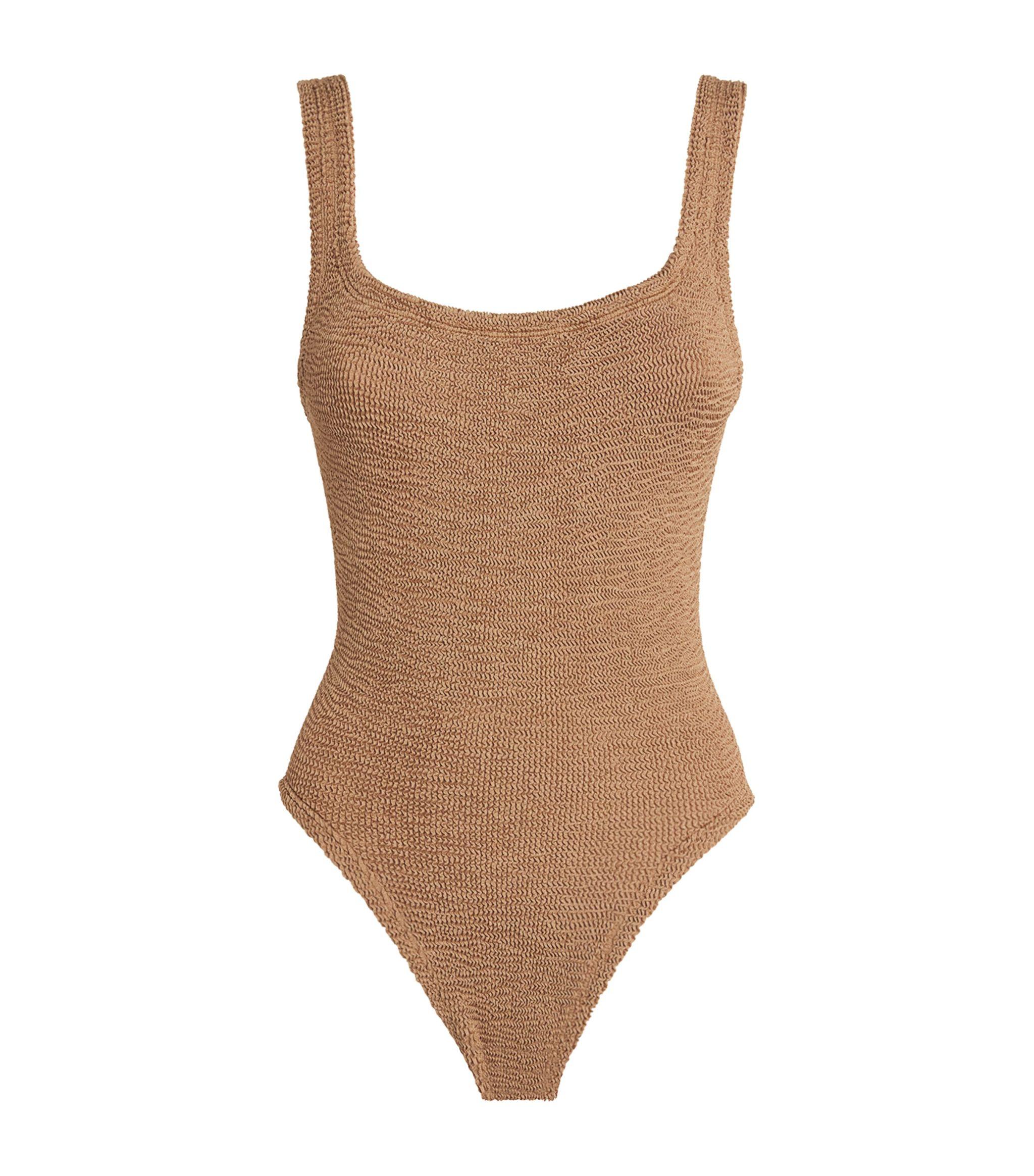 Square-Neck Swimsuit