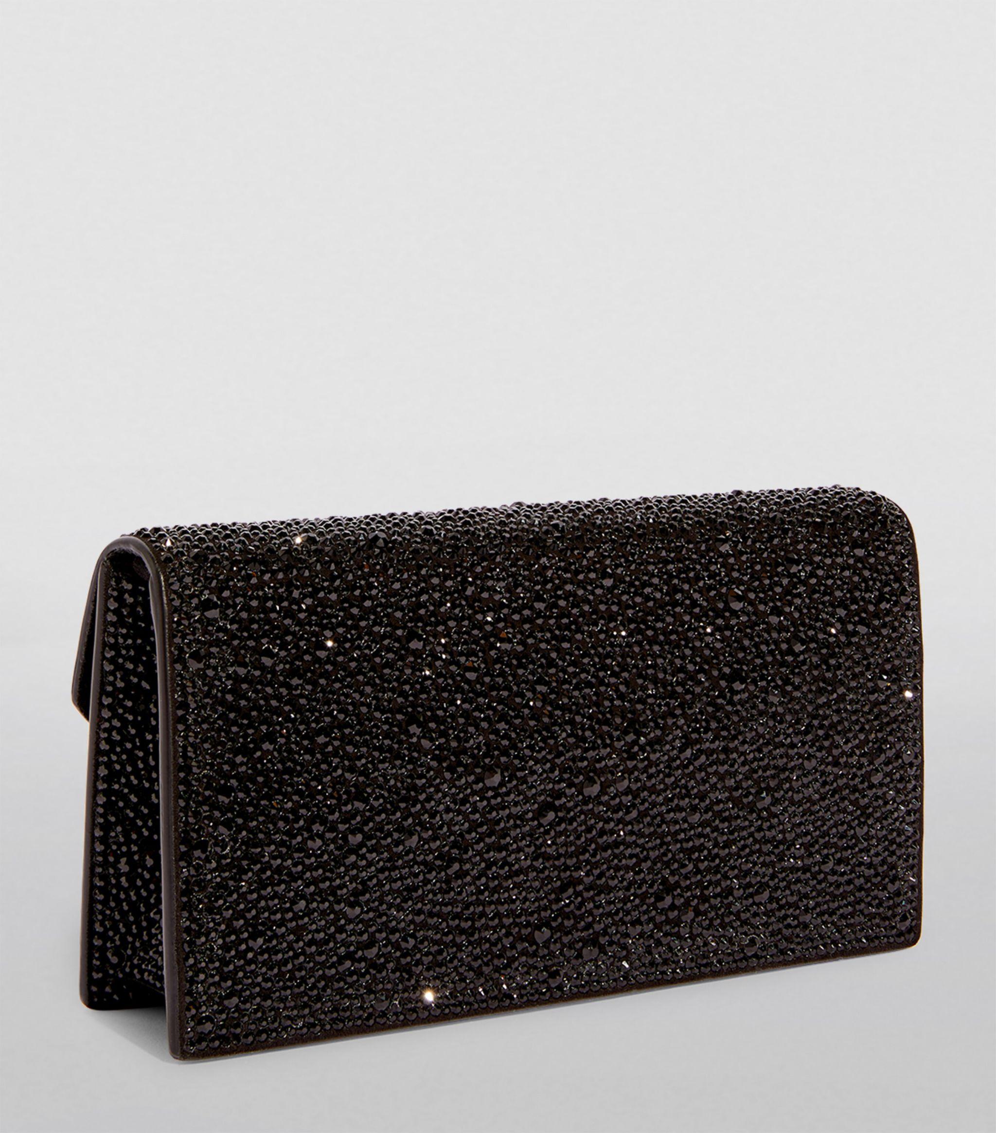 Loubi54 Small Strass Clutch Bag