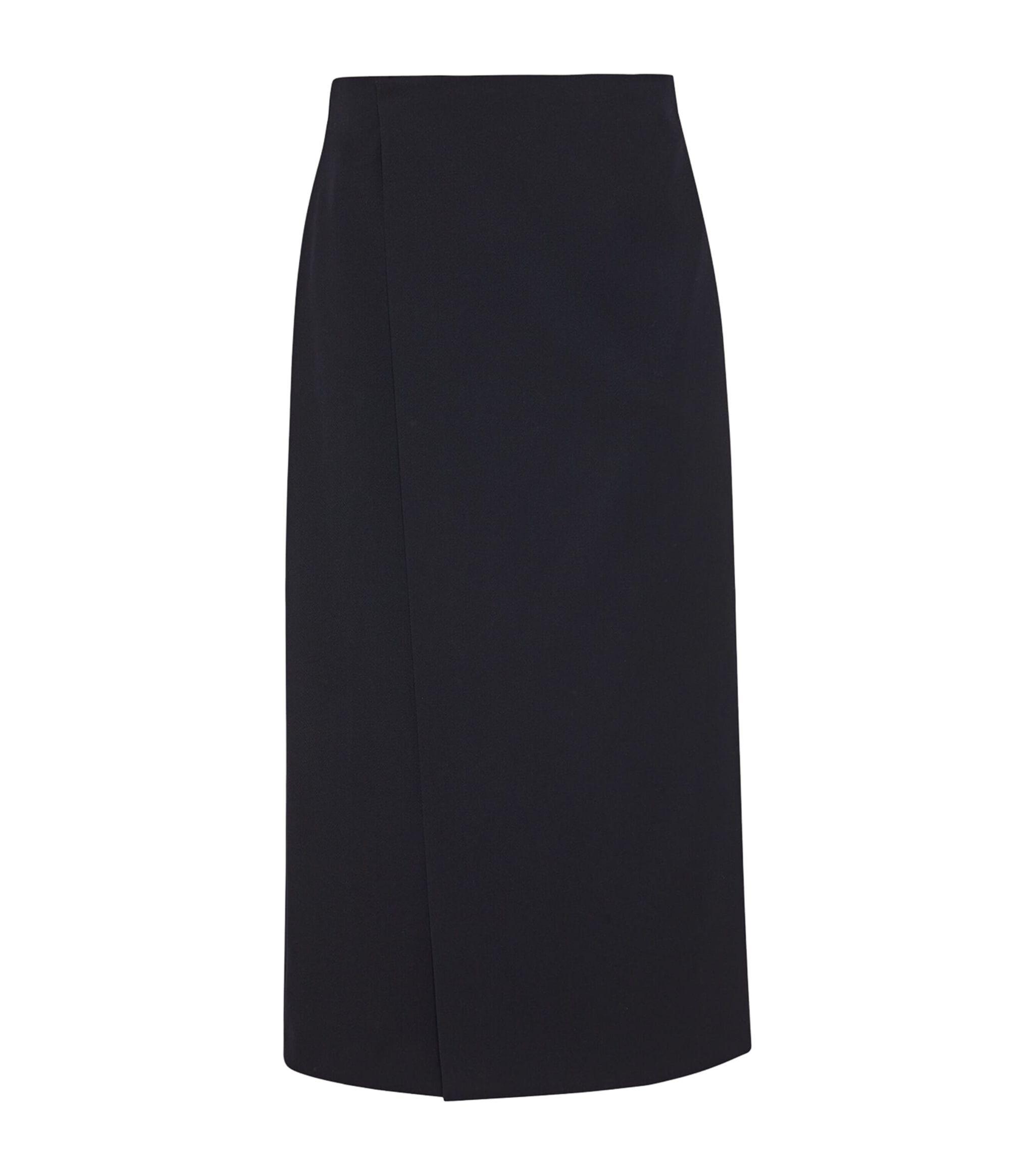 Kavi Virgin Wool Wrap Skirt