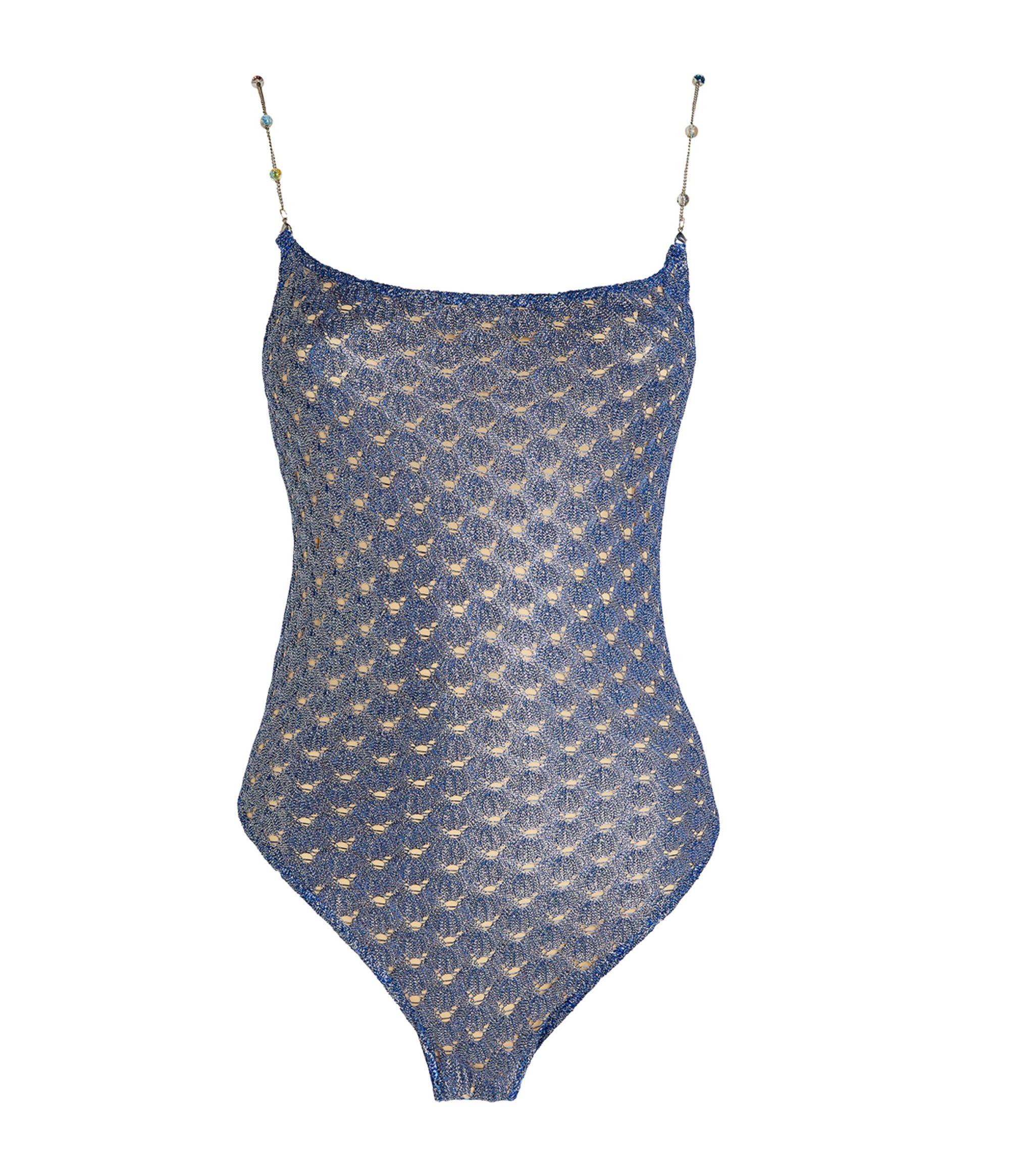 Chain-Strap Swimsuit 