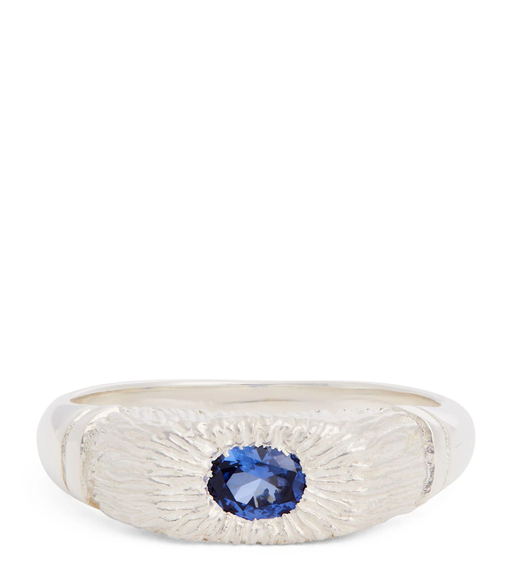 Sterling Silver and Sapphire Hand Me Down Ring