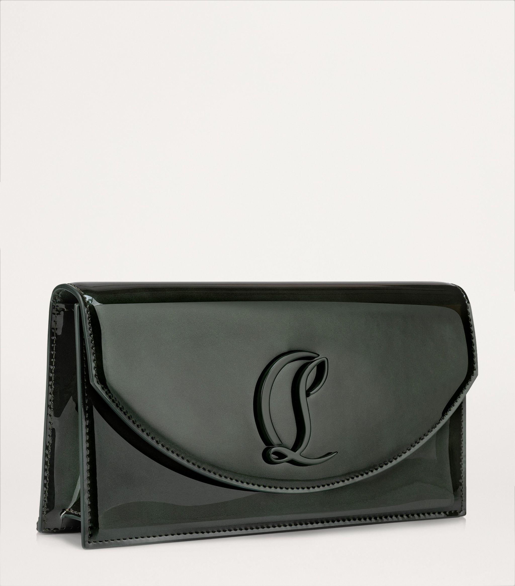 Loubi54 Patent Leather Clutch Bag