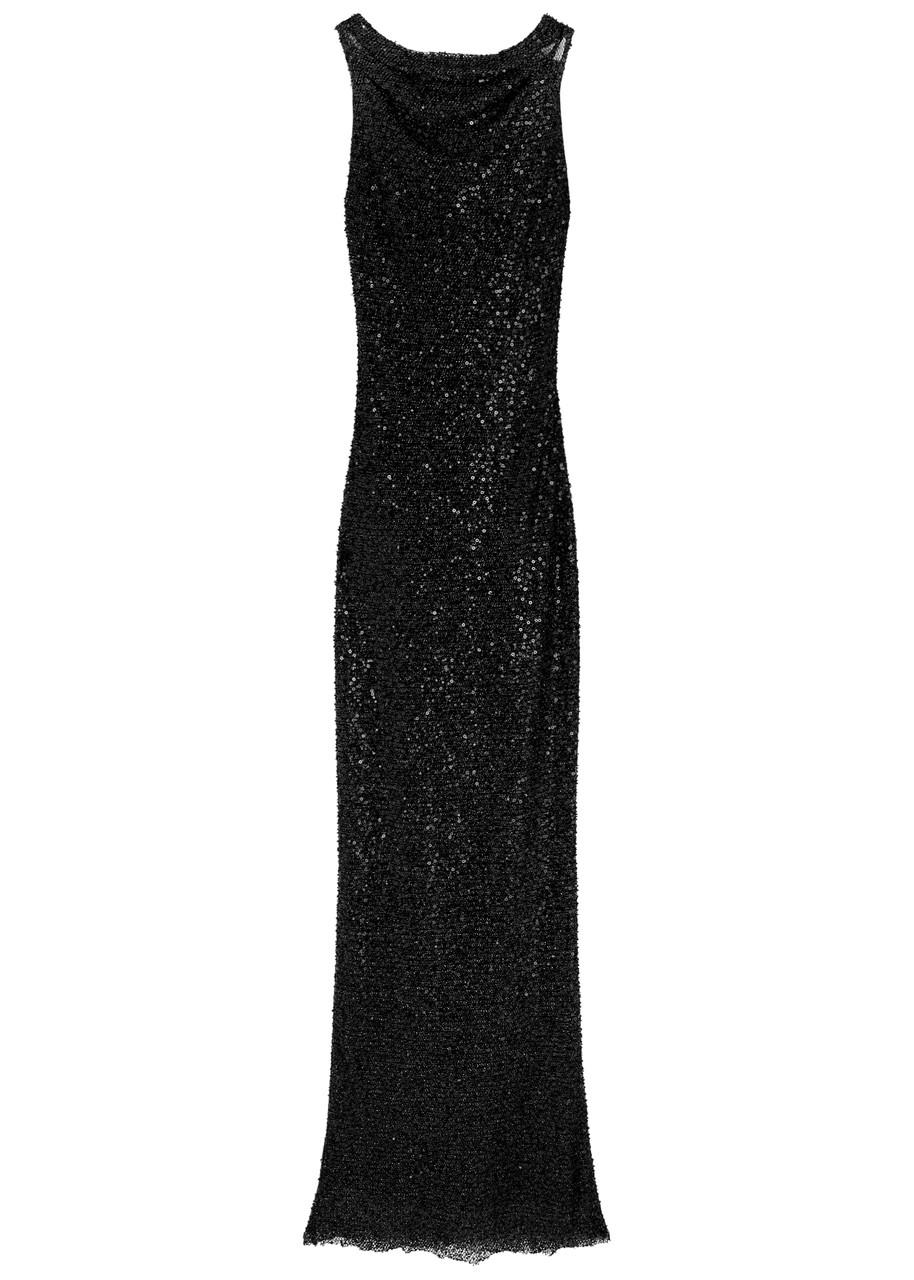 Nixie sequin-embellished gown