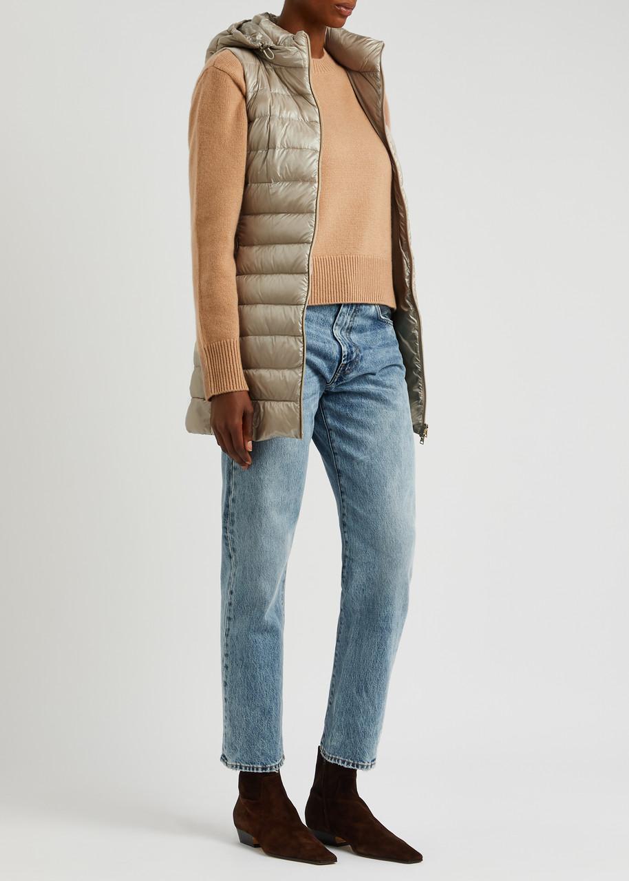 Serena quilted hooded shell gilet 