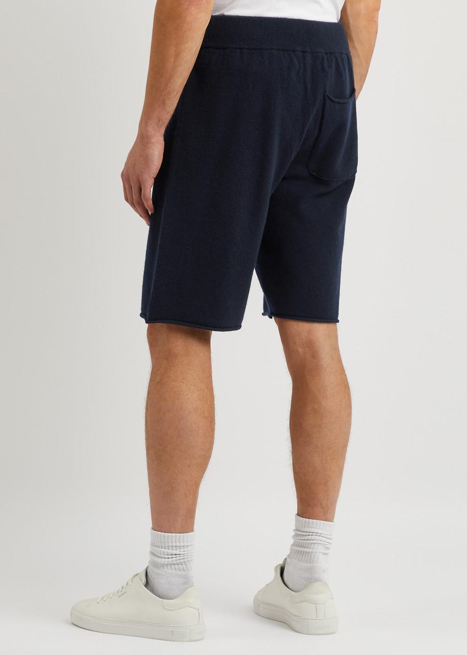 N°240 running cashmere-blend shorts