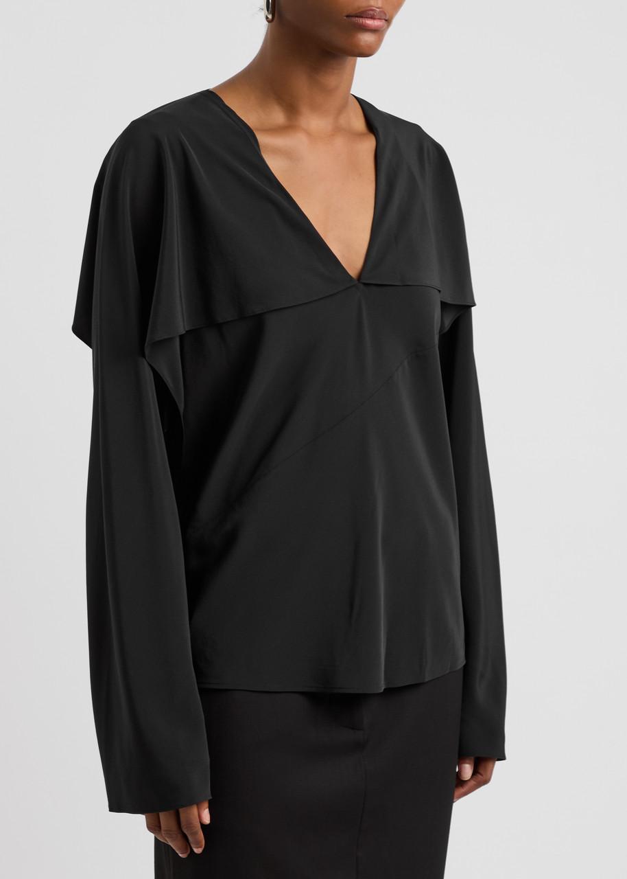 Silk crepe de chine blouse 