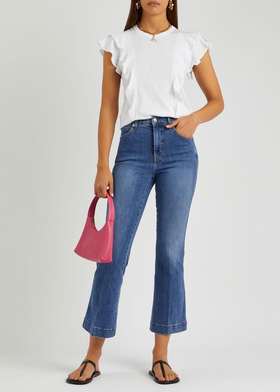 Carson flared-leg jeans