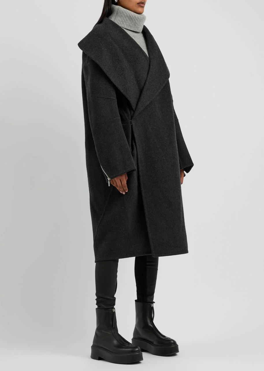 Apex Cocoon wool coat