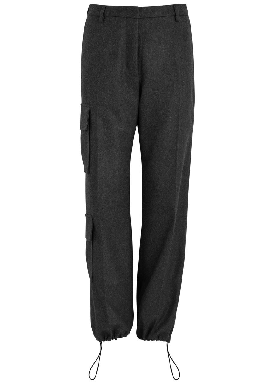 Reverb wool-blend cargo trousers