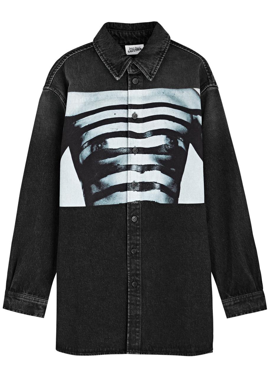 Body Mariniére printed denim shirt