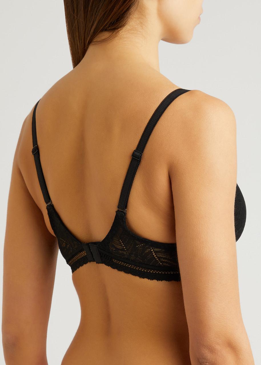 Comete Spacer underwired lace plunge bra