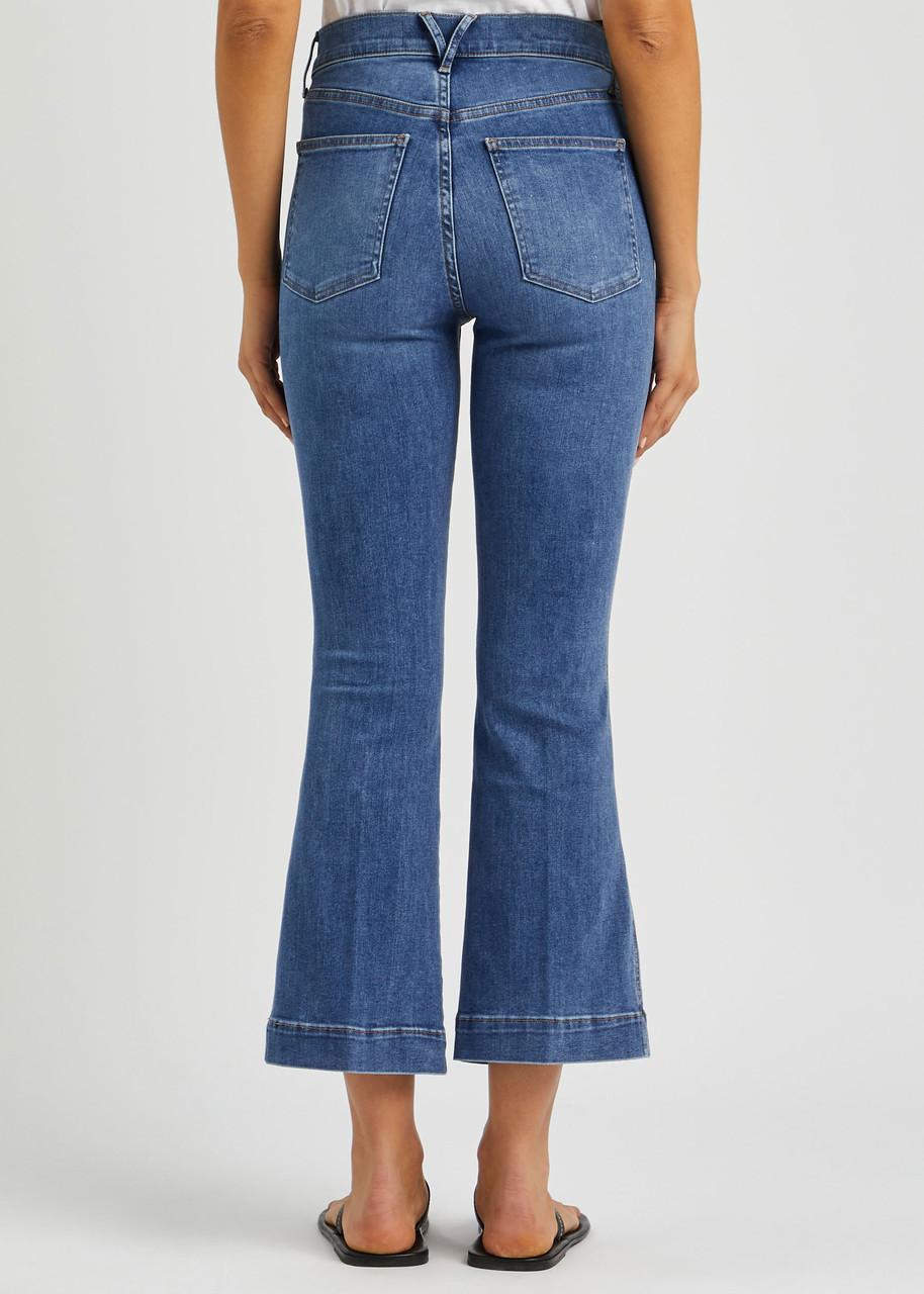 Carson flared-leg jeans