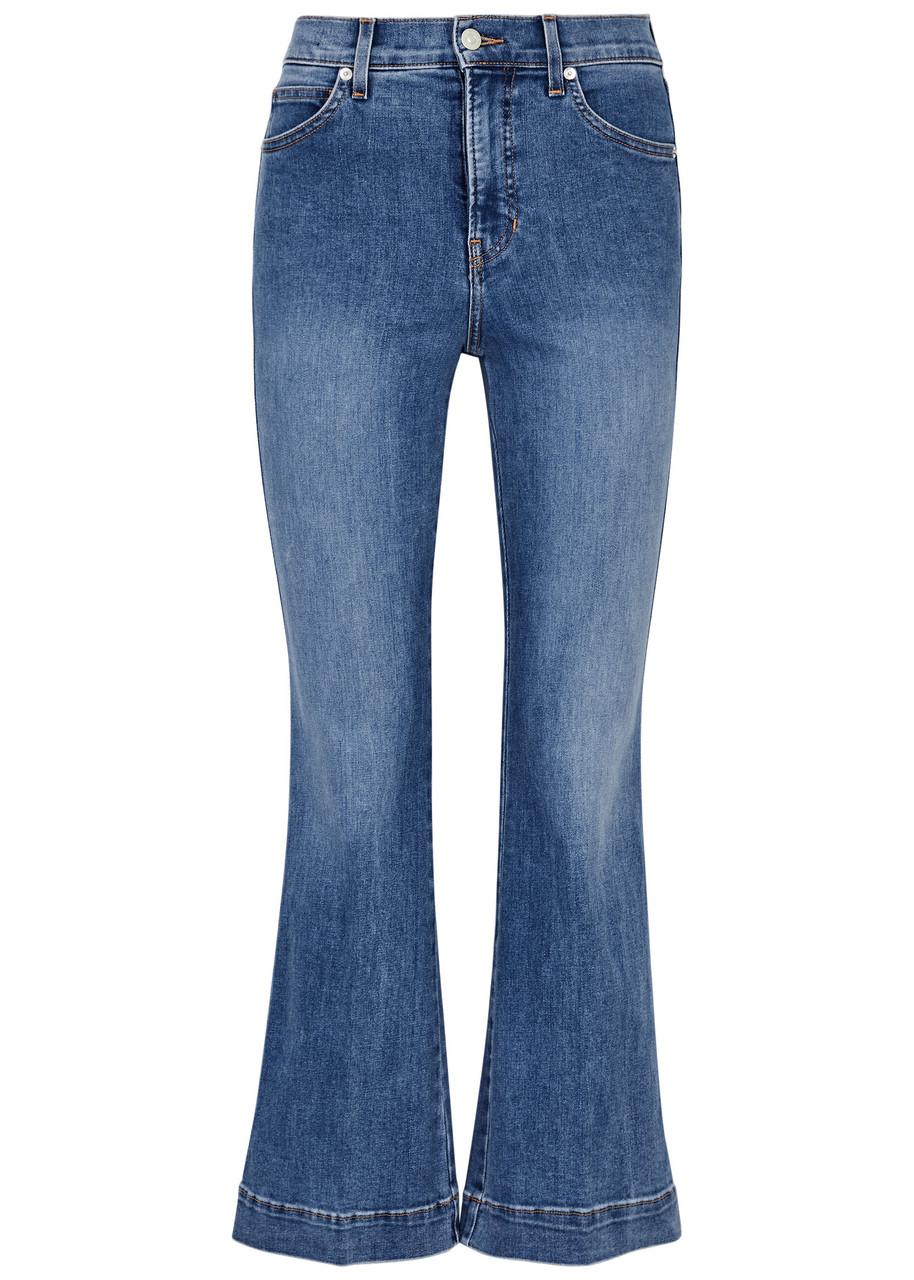 Carson flared-leg jeans