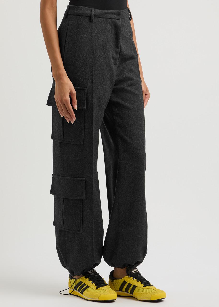 Reverb wool-blend cargo trousers