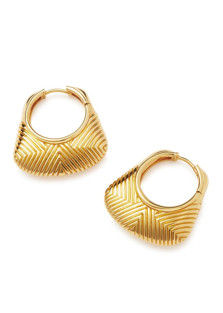 Hera Ridge 18kt gold-plated hoop earrings 