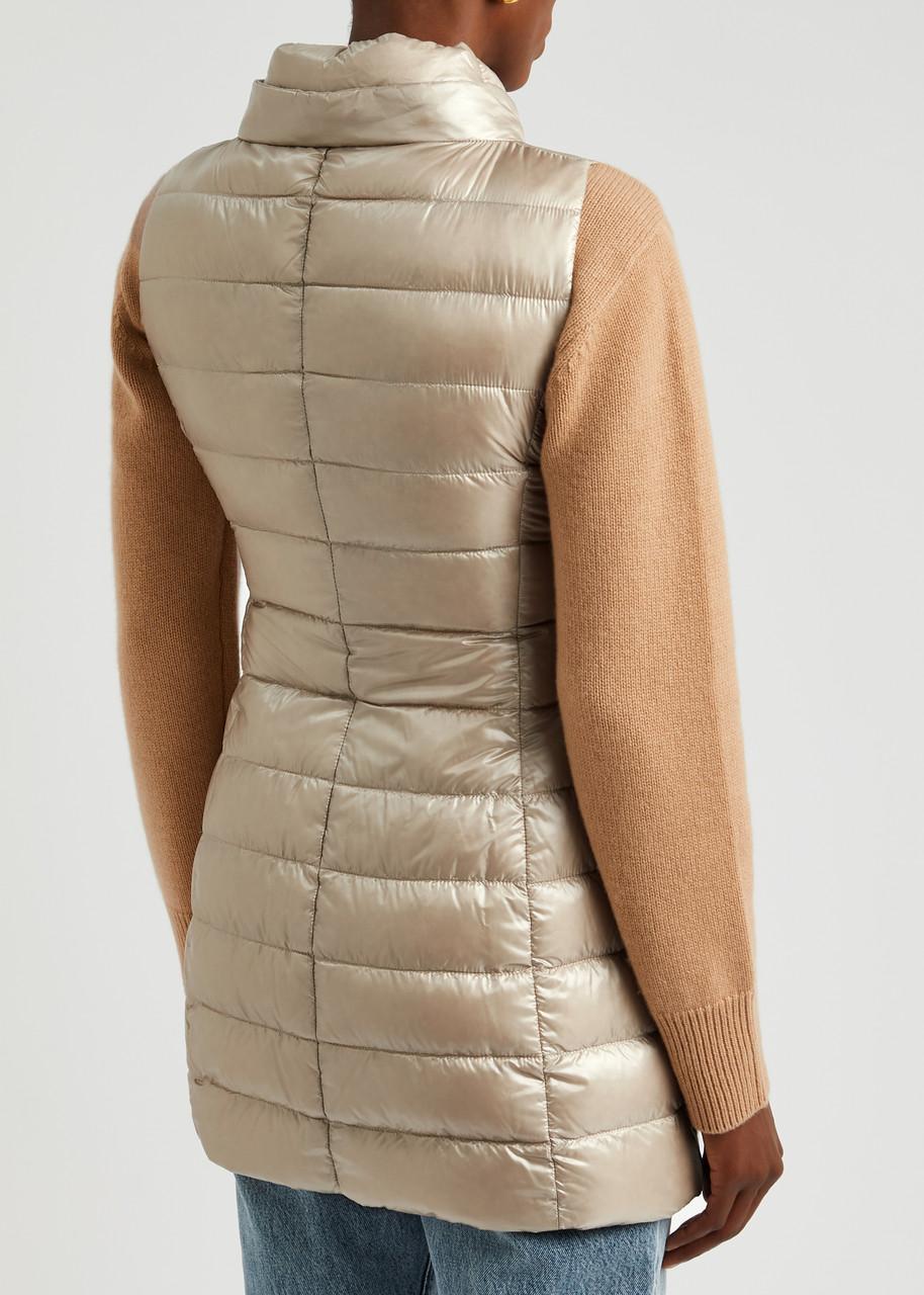 Serena quilted hooded shell gilet 