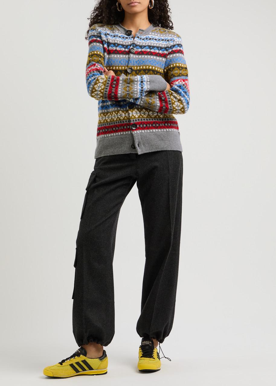 Astral Fair Isle wool-blend cardigan 