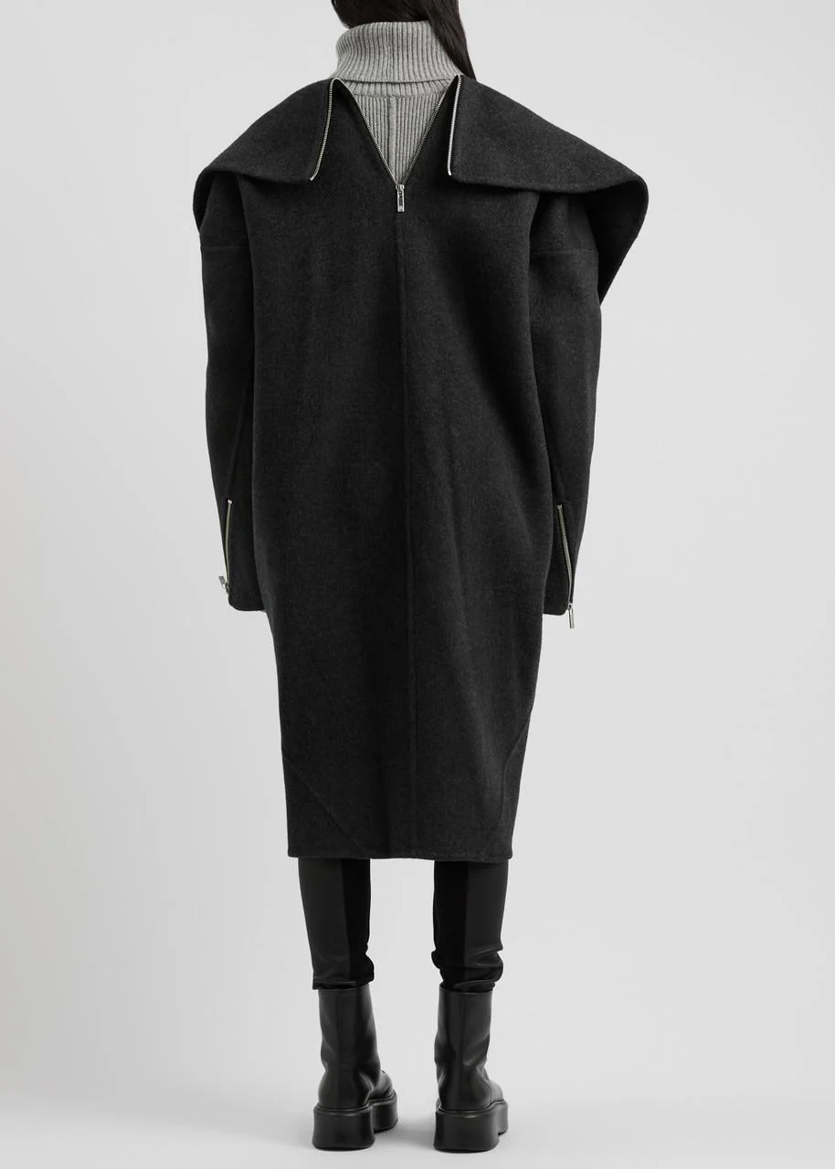 Apex Cocoon wool coat