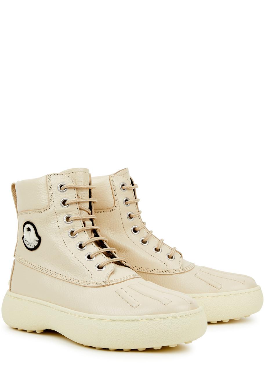 8 Moncler Palm Angels X Tod's leather ankle boots