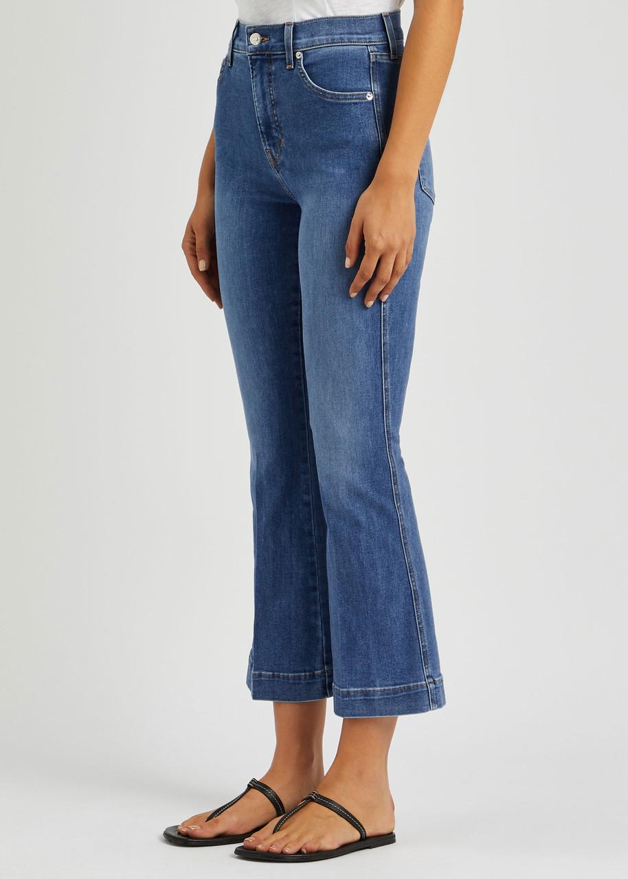 Carson flared-leg jeans