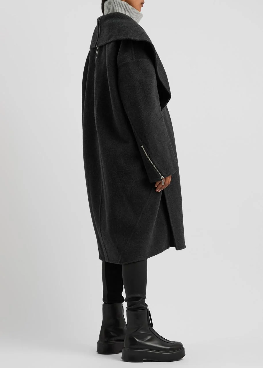 Apex Cocoon wool coat